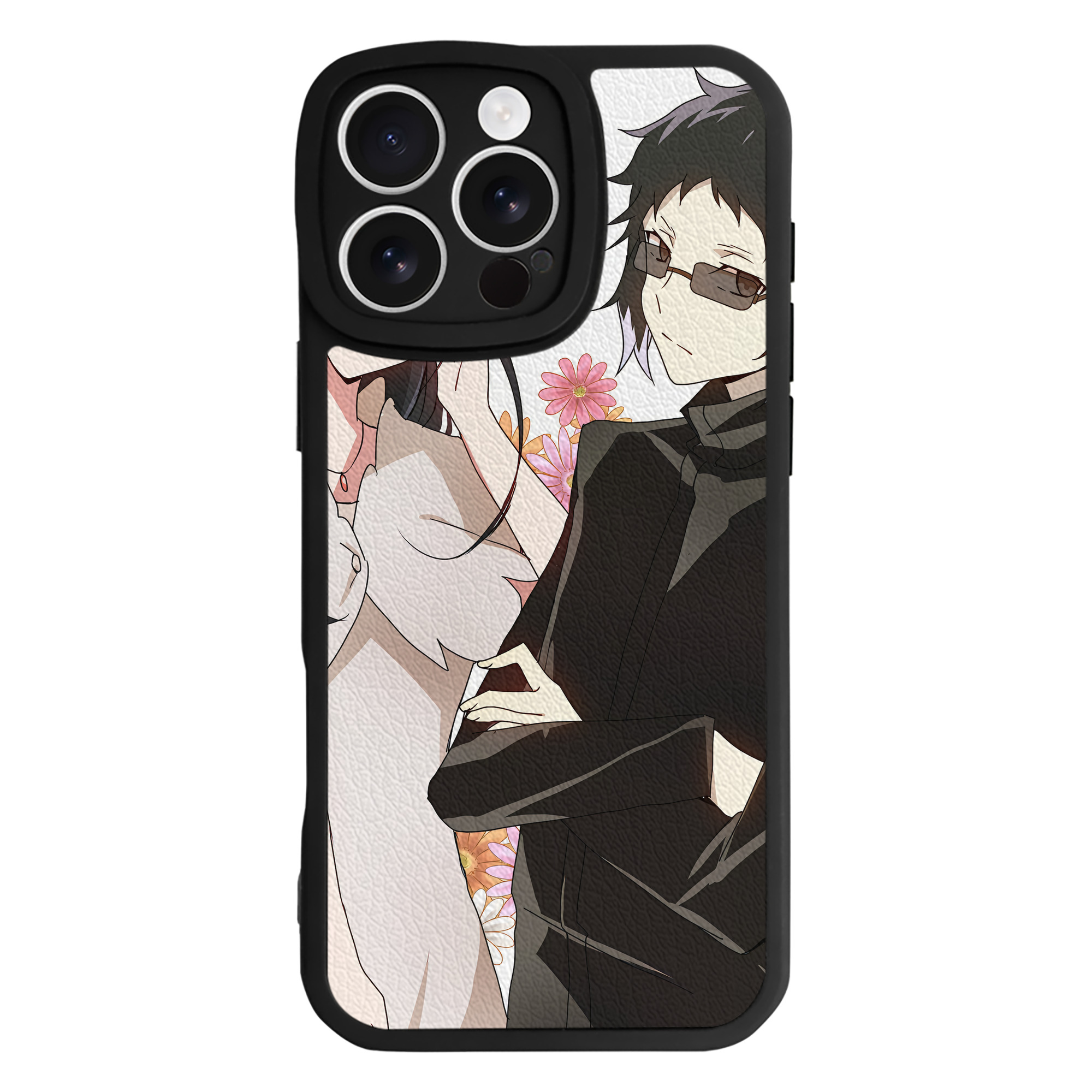 （画像用） 文豪ストレイドッグス Bungo Stray Dogs 【iPhone 16シリーズ対応】シリコンスマホケース（レザー調） 材質：シリコン